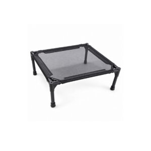 Medium Black Mesh Elevated Pet Bed