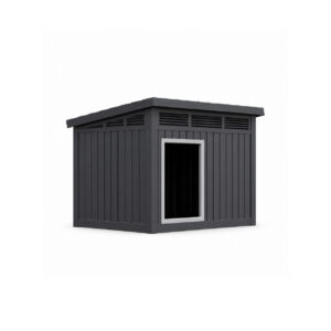 Sloped-Roof Dog House with Opening Lid