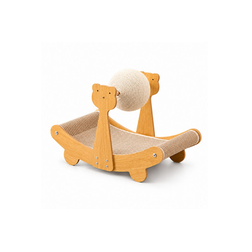Bear-Frame Cat Scratching Sofa