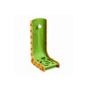 Green L-Shaped Cat Scratching Board with Ball