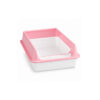 Small Two-Tone Cat Litter Box with Scoop