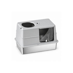 Enclosed Stainless Steel Cat Litter Box