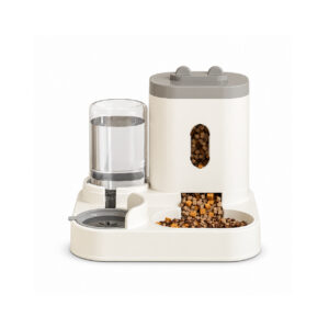 Large Cat-Ear Gravity Food and Water Feeder