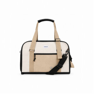 Milk Brown Pet Carrier Bag with Shoulder Strap